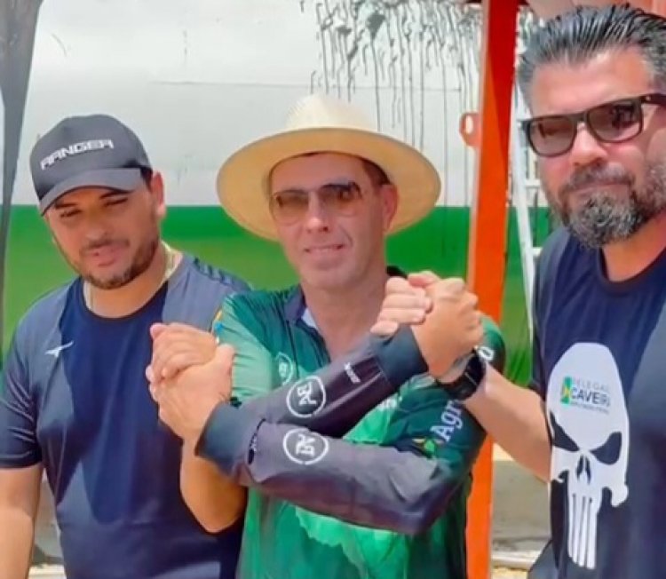 Prefeito Fabrício e deputado federal Caveira anunciam início da operação de tapa-buracos em São Félix do Xingu